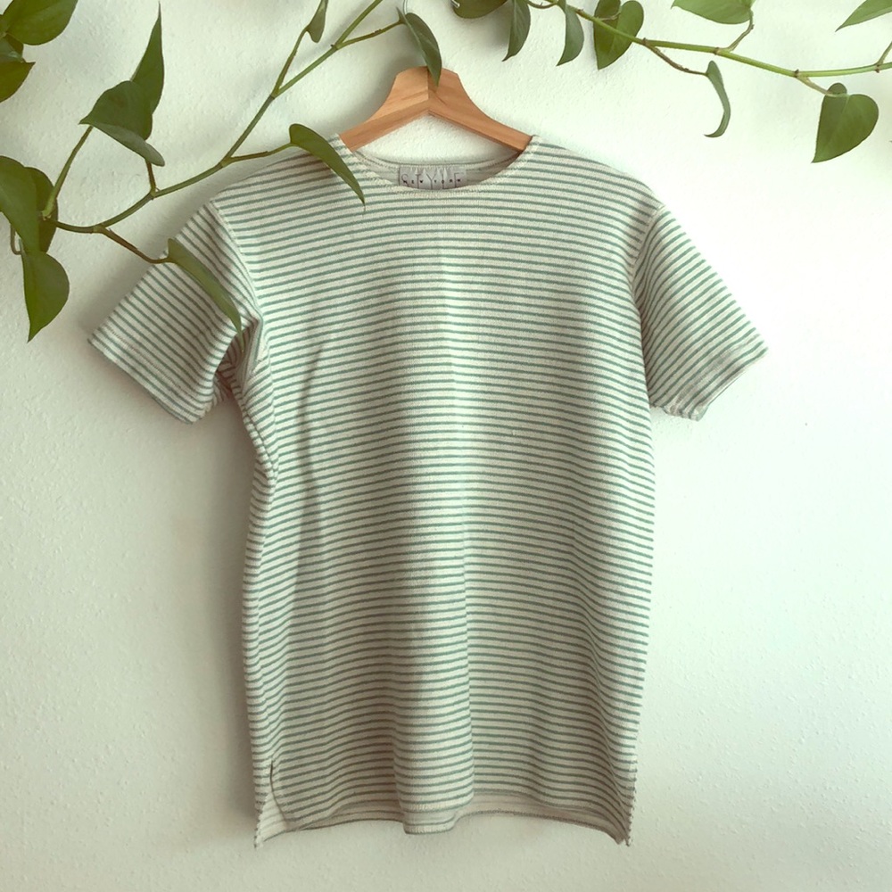 Green Striped Tee